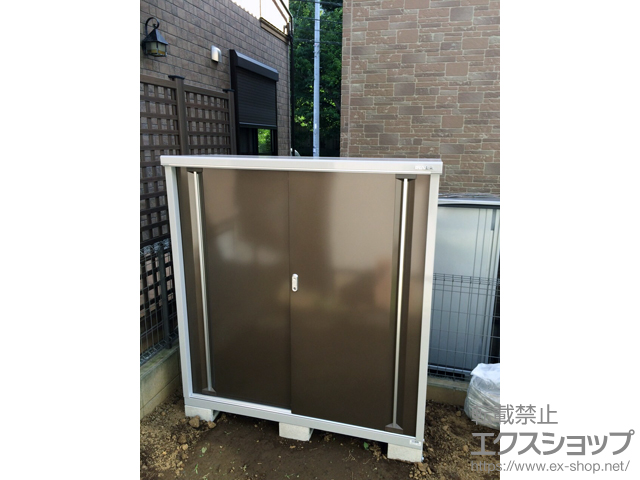 千葉県松戸市のの物置・屋外倉庫 シンプリー 一般型（MJX-156DP TB） 施工例