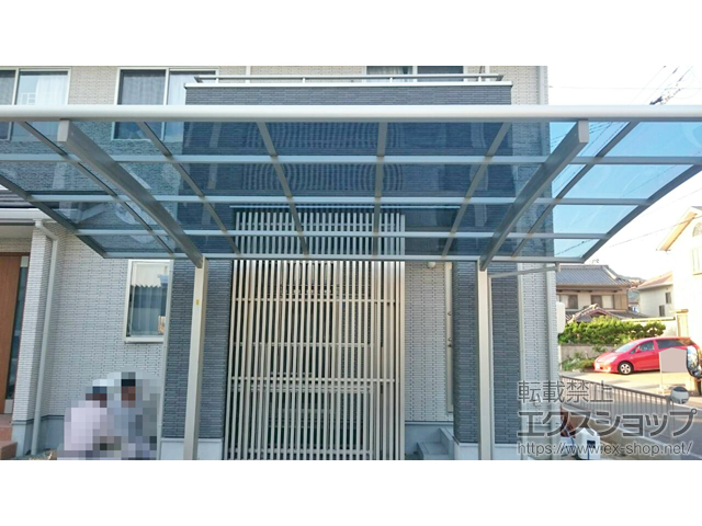 広島県福山市ののカーポート プレシオスポート 積雪〜20cm対応 施工例