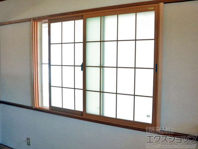 兵庫県三田市のの二重窓（内窓） インプラス ダストバリア仕様 引違い窓 2枚建 施工例