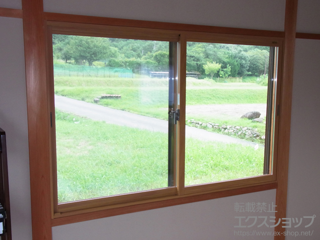 京都府京都市のの二重窓（内窓） インプラス ダストバリア仕様 引違い窓 2枚建 施工例