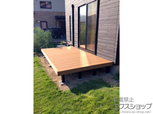 岩手県宮古市ののウッドデッキ リウッドデッキ 200 施工例