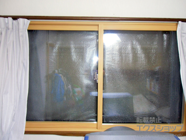 愛知県名古屋市のの二重窓（内窓） インプラス ダストバリア仕様 引違い窓 2枚建 施工例