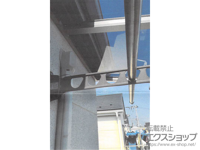 東京都世田谷区ののテラス屋根 ヴェクターテラス F型 屋根タイプ 単体 積雪〜20cm対応 施工例