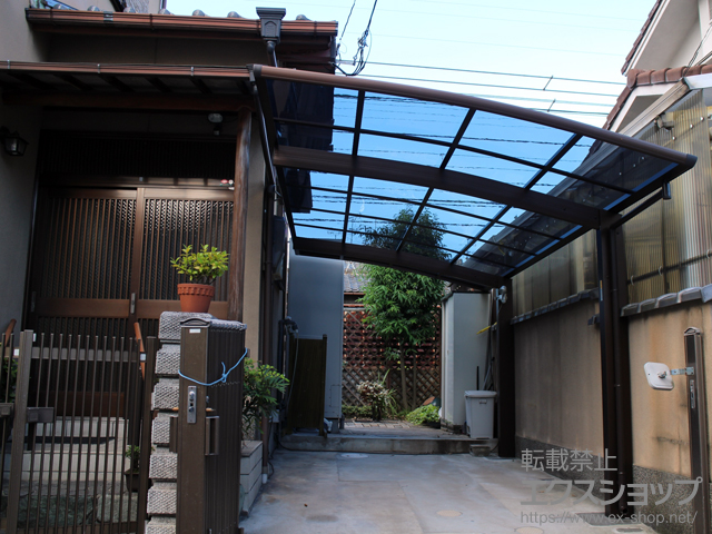 京都府宇治市ののカーポート プレシオスポート 積雪〜20cm対応 施工例