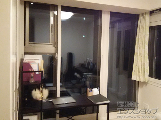 大阪府大阪市のの二重窓（内窓） インプラス ダストバリア仕様 引違い窓 変則2枚建+インプラス ダストバリア仕様 FIX窓 ※連窓仕様 施工例