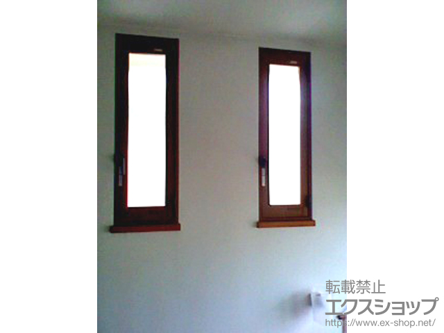 東京都八王子市のの二重窓（内窓） インプラス ダストバリア仕様 開き窓 外観左吊元 施工例