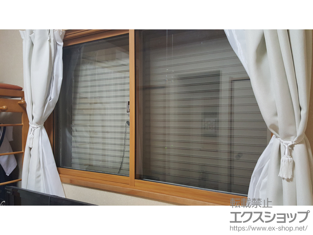 愛知県瀬戸市のの二重窓（内窓） インプラス ダストバリア仕様 引違い窓 2枚建 施工例