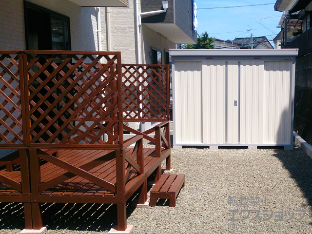 宮城県泉区のの物置・屋外倉庫 ネクスタ 一般型(NXN-26S FW) 施工例