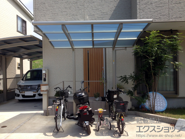 福岡県春日市ののサイクルポート・駐輪場 レイナポートグランミニ 積雪〜20cm対応 施工例