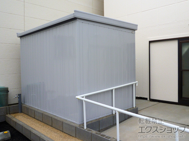 大阪府堺市のの物置・屋外倉庫 ネクスタ 一般型（NXN-50S OG） 施工例