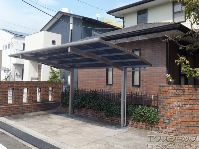 静岡県富士市ののカーポート プレシオスポート 積雪〜20cm対応 施工例