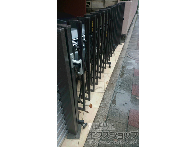 東京都世田谷区ののカーゲート アルシャインII M型 Aタイプ ノンレール 片開き 350S 施工例