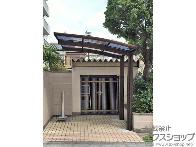 東京都葛飾区ののサイクルポート・駐輪場 レイナポートグランミニ 積雪〜20cm対応 施工例