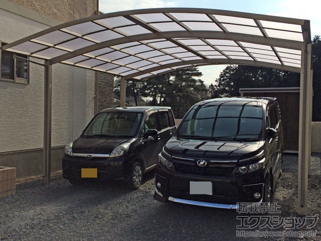 栃木県大田原市ののカーポート レイナツインポートグラン　積雪〜20cm対応 施工例