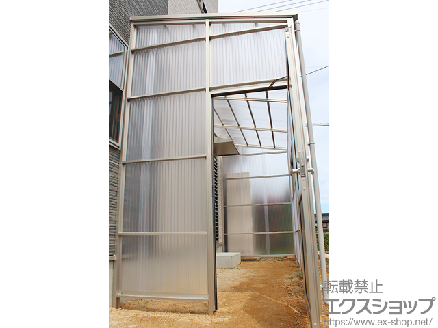 鳥取県東伯郡琴浦町ののストックヤード ストックヤードII 片側ドア付きタイプ 積雪〜50cm対応＋ストックヤードII用 オプション 施工例