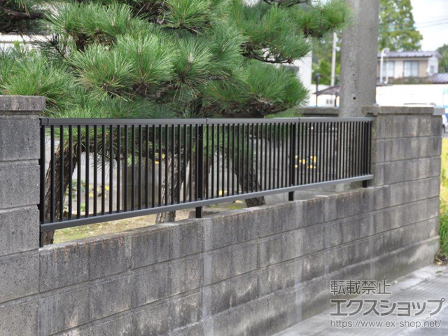 宮城県大崎市ののフェンス・柵 レスティナフェンス22型 自由柱施工 施工例