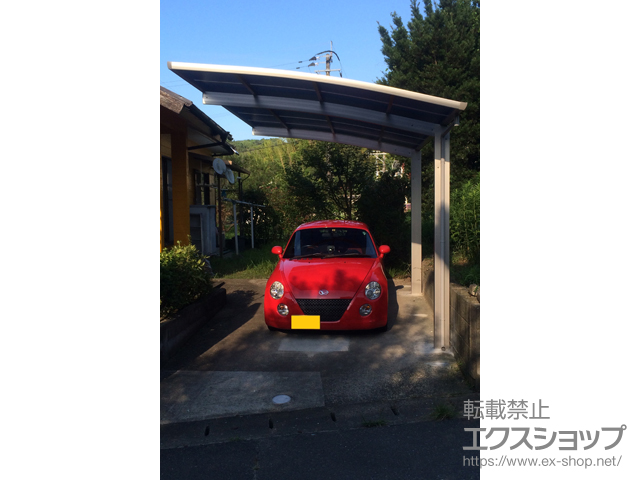 福岡県糸島市ののカーポート プレシオスポート 積雪〜20cm対応 施工例