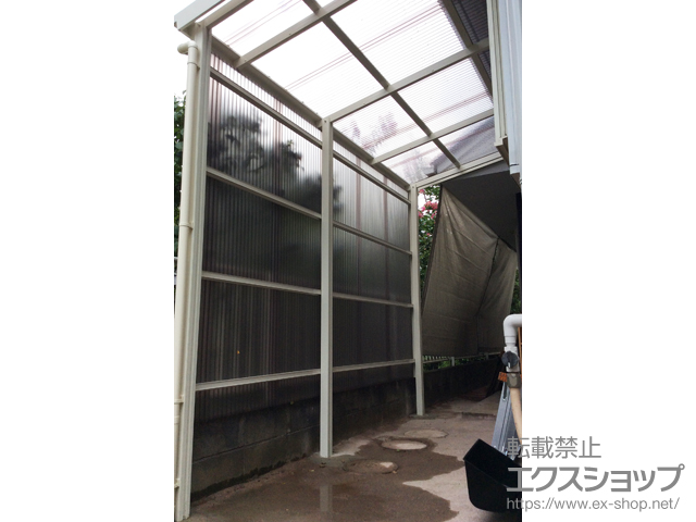 千葉県千葉市のLIXIL リクシル（トステム）のストックヤード フリーヤード　オープンタイプ 積雪〜20cm対応 施工例