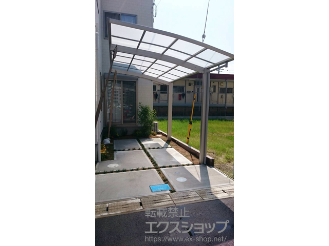 大阪府富田林市ののカーポート プレシオスポート 積雪〜20cm対応 施工例