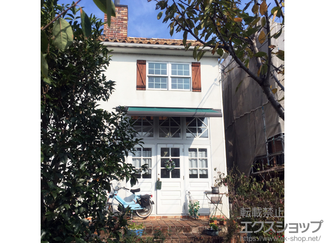 埼玉県坂戸市ののオーニング・日よけ 彩風S型 手動式 施工例