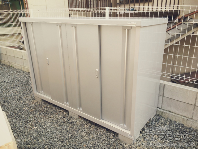 大阪府交野市のの物置・屋外倉庫 シンプリー 一般型 (MJX-197) 施工例