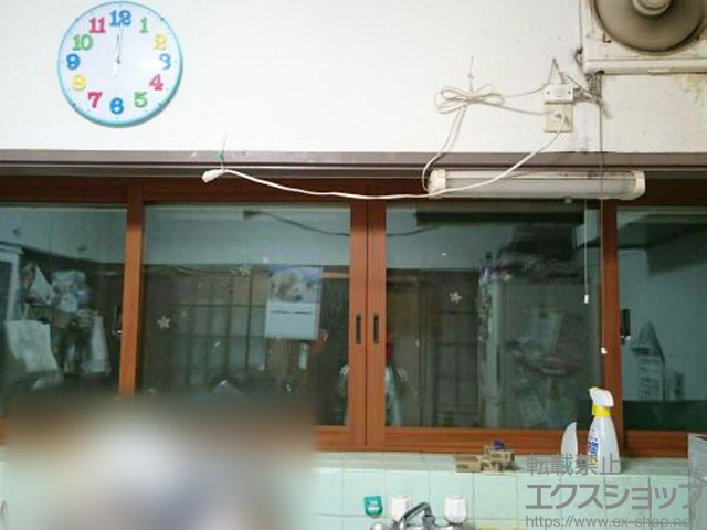 鹿児島県鹿児島市のの二重窓（内窓） インプラス ダストバリア仕様 引違い窓 4枚建 施工例