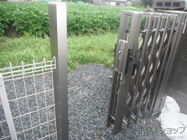 山口県防府市ののカーゲート トリップゲート NC型 ノンキャスター 片開き 13S 施工例