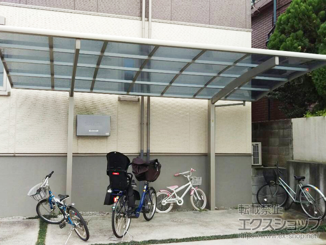 東京都府中市ののカーポート プレシオスポート 積雪〜20cm対応 施工例