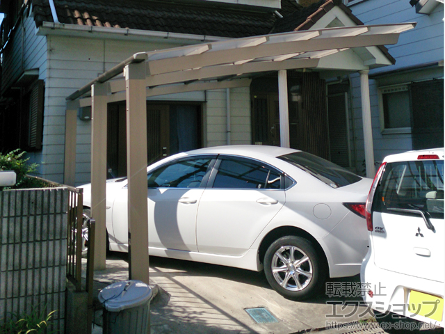 奈良県生駒郡安堵町ののカーポート スマット 施工例