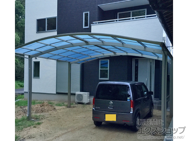香川県三豊市ののカーポート レイナツインポートグラン　積雪〜20cm対応 施工例
