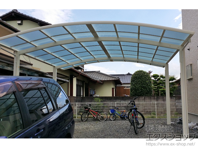 福岡県久留米市ののカーポート レイナツインポートグラン　積雪〜20cm対応 施工例
