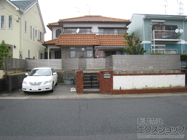 愛知県名古屋市ののフェンス・柵 ライシスフェンス3型 フリーポールタイプ 施工例