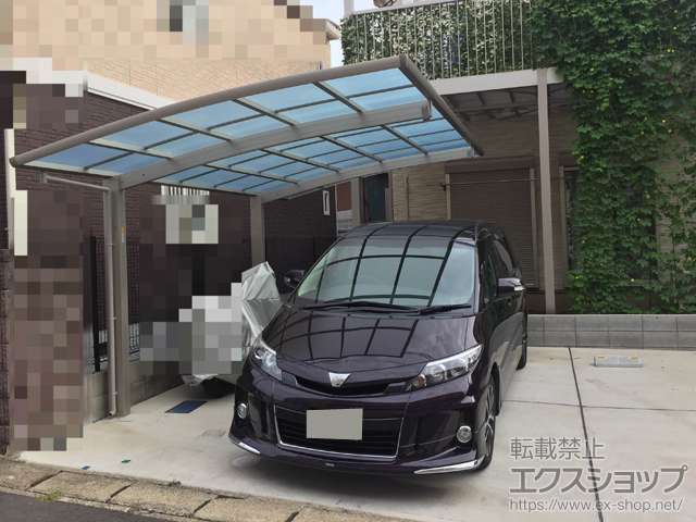 千葉県船橋市ののカーポート レイナポートグラン　積雪〜20cm対応＋着脱式サポート 施工例