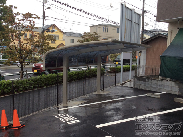 東京都葛飾区ののカーポート プレシオスポート アルファ 積雪〜20cm対応 施工例