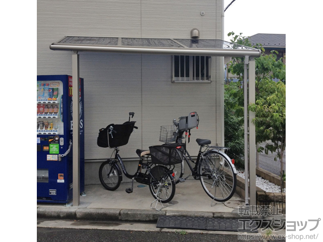東京都立川市ののテラス屋根 ヴェクターテラス F型 テラスタイプ 単体 積雪〜20cm対応 施工例