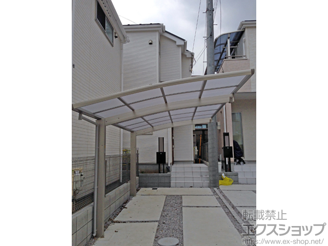 東京都西東京市ののカーポート プレシオスポート 積雪〜20cm対応 施工例