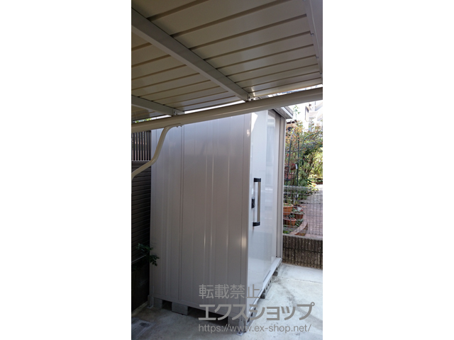 熊本県熊本市のの物置・屋外倉庫 エルモ 一般型（LMD-1811H CB） 施工例