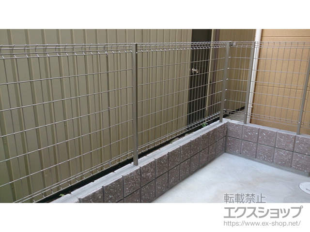 大阪府大阪市ののフェンス・柵 ハイグリッドフェンスUF8型 施工例