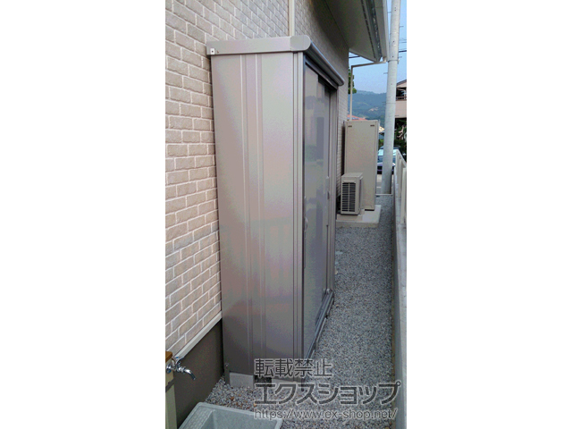 香川県高松市のの物置・屋外倉庫 エスモ 一般型（ESD-1305AGL PW） 施工例