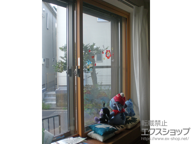 神奈川県横浜市のの二重窓（内窓） インプラス ダストバリア仕様 引違い窓 2枚建 施工例