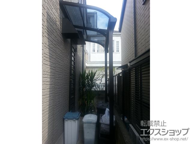 東京都練馬区ののテラス屋根 プレシオステラス R型 テラスタイプ 単体 積雪〜20cm対応 施工例