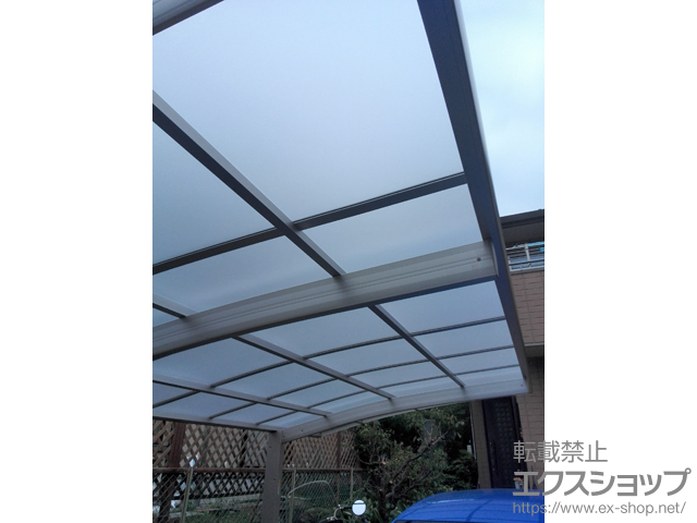 千葉県成田市ののカーポート プレシオスポート 積雪〜20cm対応 施工例