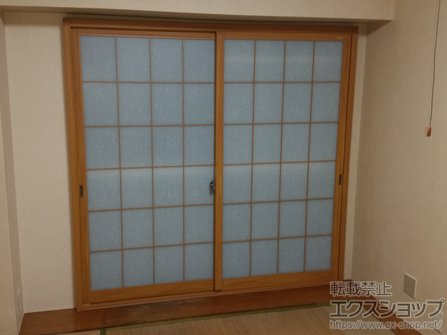 埼玉県川口市のの二重窓（内窓） インプラス ダストバリア仕様 引違い窓 2枚建 施工例