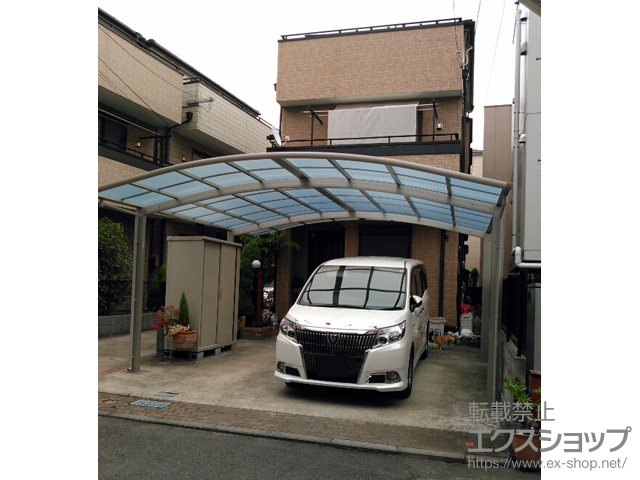 東京都江東区ののカーポート レイナツインポートグラン　積雪〜20cm対応 施工例