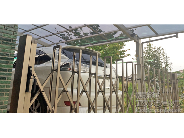 愛知県瀬戸市ののカーゲート トリップゲート RB型 ノンレール 片開き 41S 施工例