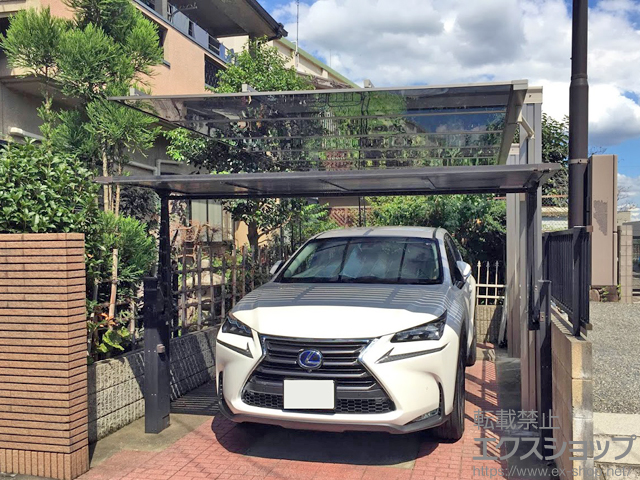 京都府長岡京市ののカーポート F-1 積雪〜20cm対応 施工例