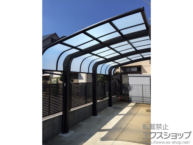 埼玉県新座市のLIXIL リクシル（トステム）のカーポート テールポートシグマIII 1500 積雪〜50cm対応 施工例