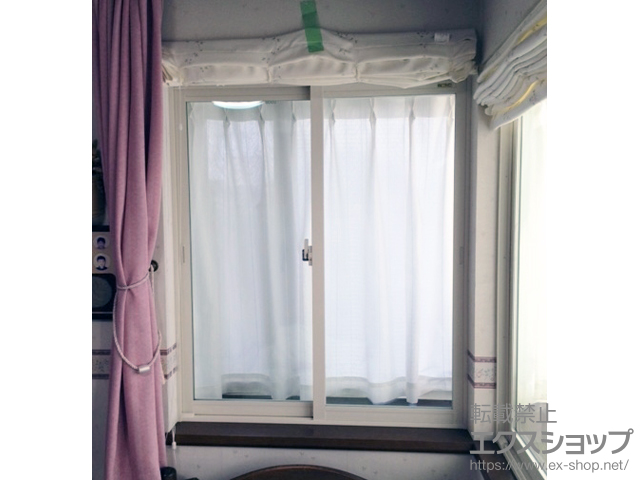 千葉県松戸市のの二重窓（内窓） インプラス ダストバリア仕様 引違い窓 2枚建 施工例