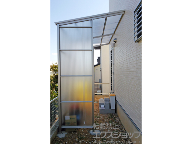 愛知県みよし市ののストックヤード ストックヤードII 両袖タイプ 積雪〜20cm対応 施工例