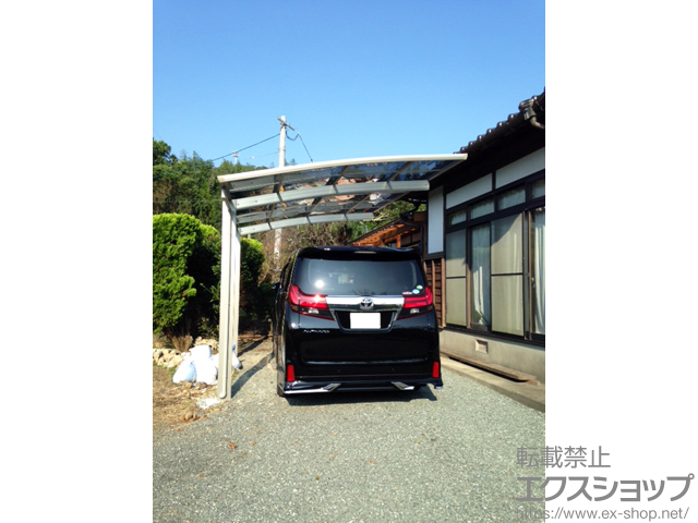 熊本県宇城市ののカーポート プレシオスポート 積雪〜20cm対応 施工例